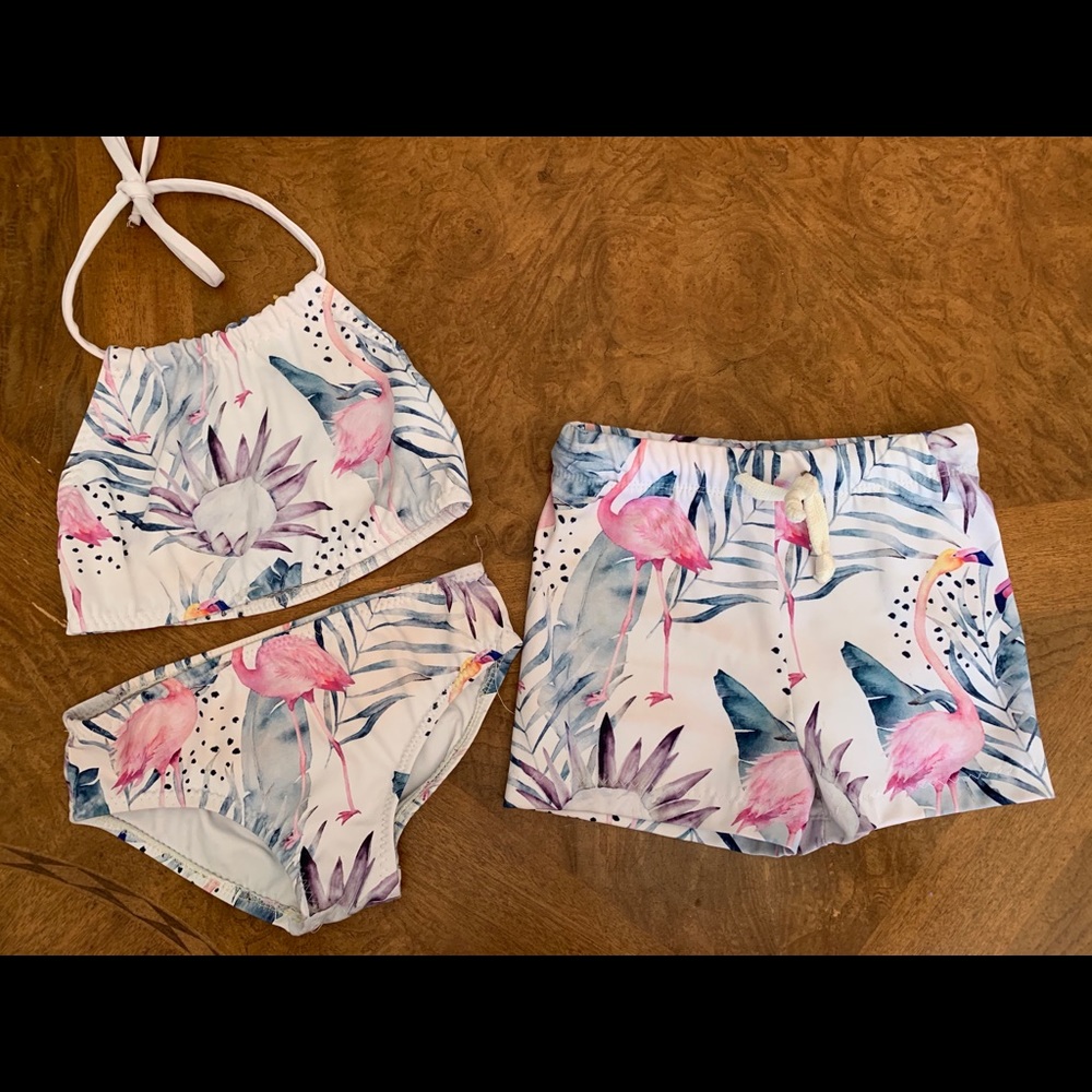 Brother/sister/Twin matching swim wear!